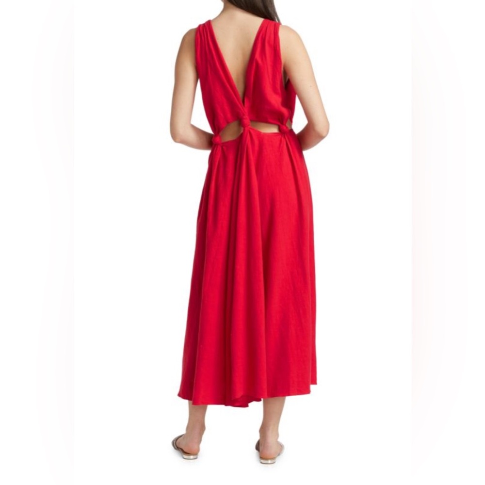 FARM Rio Red Backless Dress - Picture 3 of 5